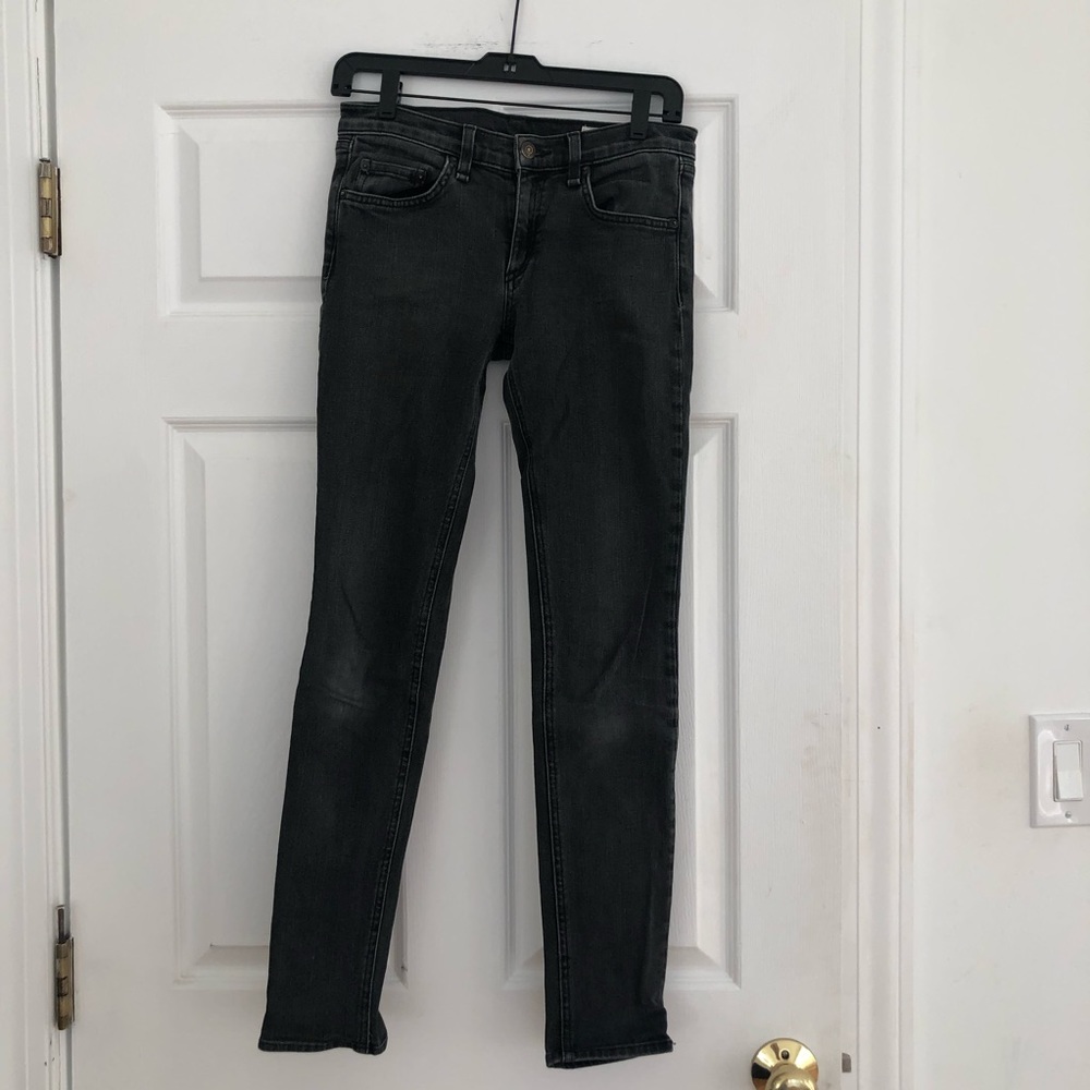 RAG & BONE dark grey skinny